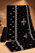 Black Embroidered 3-Piece Suit